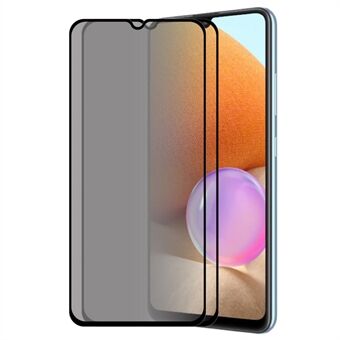 ENKAY 2Pcs/Pack for Samsung Galaxy A32 4G (EU Version) Full Screen Wear-resistant Full Glue Privacy Protection 28-degree Anti-spy Explosion-proof Tempered Glass Screen Protector