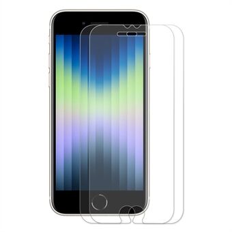 HAT PRINCE 2Pcs/Pack for iPhone SE (2022)/SE (2020)/7 4.7 inch/8 4.7 inch 0.26mm 2.5D Arc Edge 9H Tempered Glass Full Glue Screen Protector