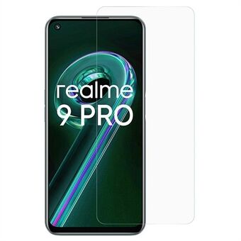 For Realme 9 Pro Dustproof 2.5D Arc Edge Anti-explosion HD Clear Tempered Glass Screen Protector Mobile Phone Screen Film