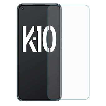 Ultra-slim Screen Protector for Oppo K10 5G, 0.3mm Arc Edges HD Clear Strong Hardness Tempered Glass Screen Film
