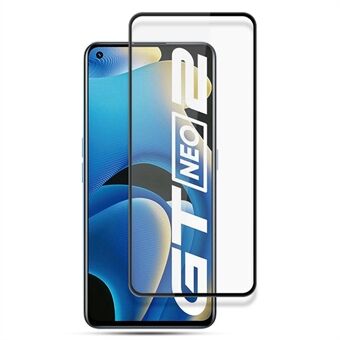 MOCOLO For Realme GT Neo2 5G Tempered Glass Film Secondary Strengthening Full Glue Silk Printing Full Screen Protector - Black