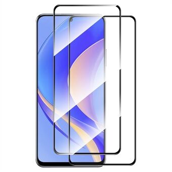 ENKAY HAT PRINCE 2Pcs / Set For Huawei nova Y90 4G Screen Protector 0.26mm 9H 2.5D Arc Edge Full Glue Anti-scratch High Aluminium-silicon Glass Film
