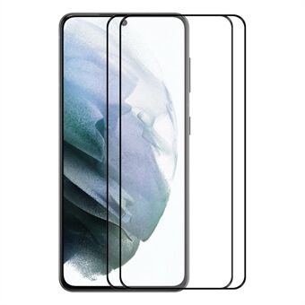 ENKAY HAT PRINCE 2Pcs / Set for Samsung Galaxy S23 Ultra-slim Full Glue Screen Protector Silk Printing Unlock Version 0.2mm 9H Sensitive Touch Tempered Glass Film