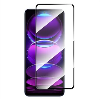 ENKAY HAT PRINCE For Xiaomi Redmi Note 12 Pro+ 5G Silk Printing Full Screen Protector 0.26mm 2.5D Arc Edge Full Glue Scratch-resistant High Aluminium-silicon Glass Film
