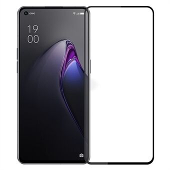 PINWUYO JK Tempered Glass Film Series-2 Anti-explosion Screen Protector for Oppo Reno8 T 4G, Full Cover Full Glue Clear Tempered Glass Film