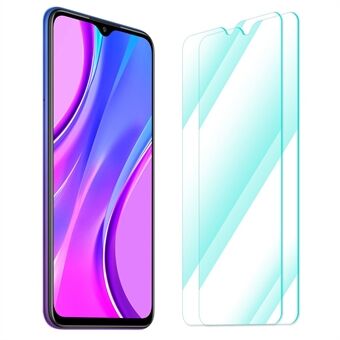 ENKAY HAT PRINCE 2Pcs / Pack Tempered Glass Screen Protector for Xiaomi Redmi 9 Anti-explosion 2.5D 0.26mm 9H HD Clear Film