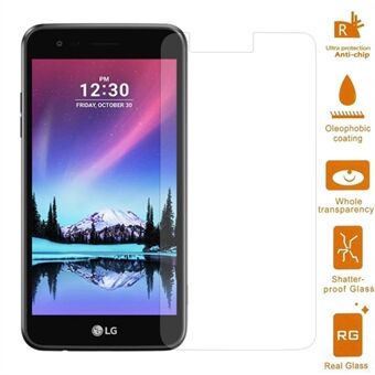 For LG K4 (2017) Mobile Phone Tempered Glass Screen Protector 0.3mm (Arc Edge)