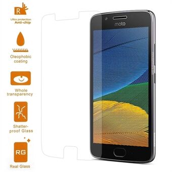 For Motorola Moto G5 Mobile Tempered Glass Screen Protector 0.3mm (Arc Edge)