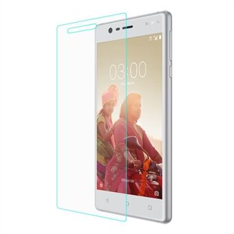 For Nokia 3 0.3mm Tempered Glass Screen Protector Mobile Film (Arc Edge)
