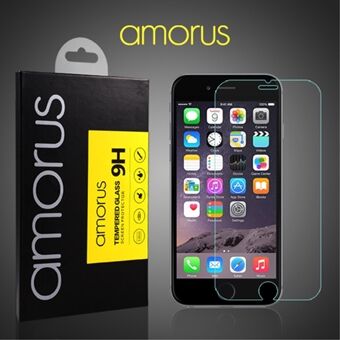 AMORUS Tempered Glass Screen Protector for iPhone 6 6s/SE (2nd Generation) 9H Anti-explosion Arc Edge