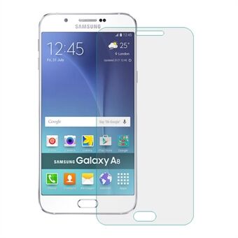 0.3mm Tempered Glass Screen Protector Film for Samsung Galaxy A8 SM-A800F Arc Edge