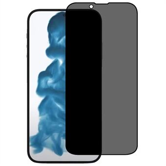 For iPhone 14 6.1 inch Anti-spy Tempered Glass Screen Protector Anti-fingerprint Full Glue Silk Printing Full Covering Film