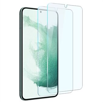 NORTHJO 2Pcs/Set for Samsung Galaxy S22 5G 0.18mm Ultra Clear Anti-scratch Tempered Glass Film Fingerprint Unlock Screen Protector