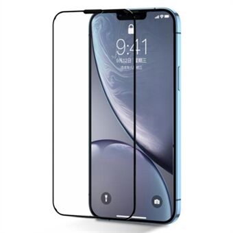 JOYROOM JR-H02 for iPhone 14 Pro 6.1 inch Anti-scratch Silk Printing Screen Protector Anti-explosion Ultra Clear Full Covering Tempered Glass Film