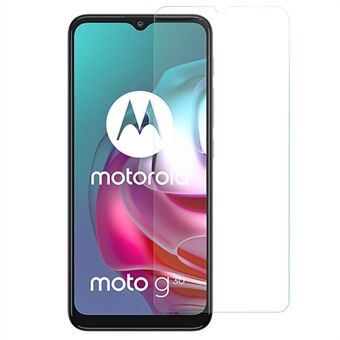 For Motorola Moto G30 HD Clear Tempered Glass Film 2.5D Arc Edge Dustproof Screen Protector