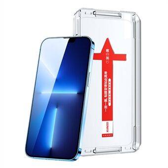 XUNDD For iPhone 14 6.1 inch 9H Hardness Tempered Glass Full Screen Protector with Dust-proof Net and Installation Tool