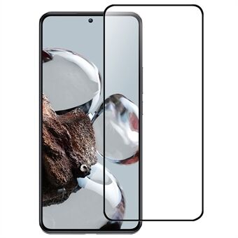 For Xiaomi 12T 5G AGC Tempered Glass Screen Protector Full Cover Full Glue Black Edge Explosion-proof Anti-glare Film