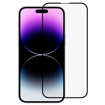 Tempered Glass Screen Film for iPhone 14 Pro, 21D Full Glue Full Coverage Silk Printing Phone Screen Protector