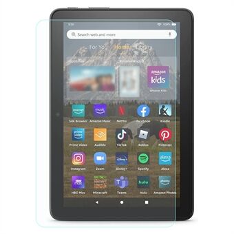 For Amazon Fire HD 8 Kids (2022) Tempered Glass Anti-explosion Screen Protector 0.3mm Arc Edge Full Cover Anti-scratch Film
