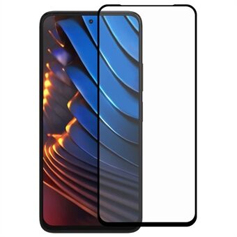 For Xiaomi Poco X3 GT 5G / Redmi Note 10 Pro 5G (China) 9D Tempered Glass Full Covering Screen Protector Silk Printing Side Glue Anti-scratch Film