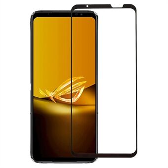 For Asus ROG Phone 6D 5G / 6D Ultimate 5G Full Glue Full Screen Silk Printing Anti-Scratch Screen Protector Tempered Glass Protective Film
