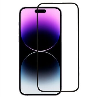 For iPhone 14 Pro Full Cover Full Glue Screen Protector High-Definition Corning Gorilla Glass 6D Curved Edge Shatterproof Film