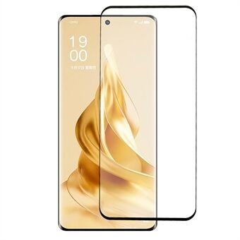 Side Glue Tempered Glass Film for Oppo Reno9 5G / Reno9 Pro 5G, Complete Covering HD 3D Curved Screen Protector