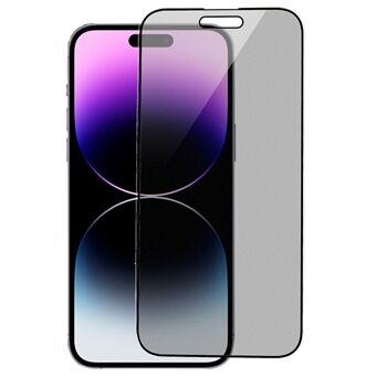 RURIHAI For iPhone 14 Pro Max Anti-spy Privacy Protection Screen Film AG Matte Anti-scratch High Aluminum-silicone Glass Screen Protector