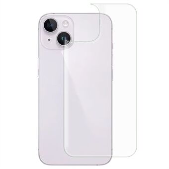 RURIHAI High Aluminum-silicon Glass Back Protector for iPhone 14, 0.26mm Anti-explosion 3D Hot Bending Phone Rear Film