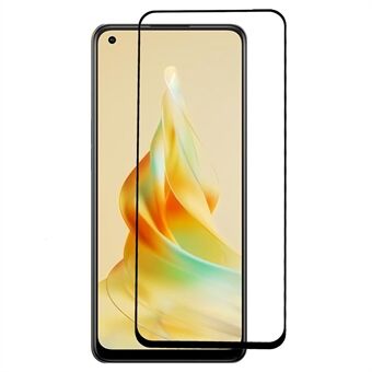 RURIHAI for Oppo Reno8 T 4G High Aluminum-silicon Glass Screen Protector 0.26mm 9H Anti-explosion 2.5D Secondary Hardening Full Screen Film