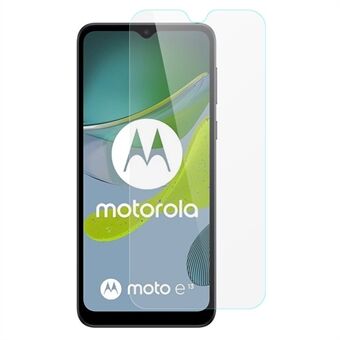 AMORUS For Motorola Moto E13 4G High Aluminum-silicon Glass Screen Protector 2.5D Arc Edge Anti-explosion Film
