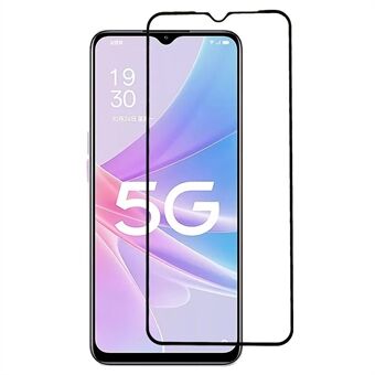 For Oppo A78 5G Full Glue Silk Printing Screen Protector Full Protection Tempered Glass Film