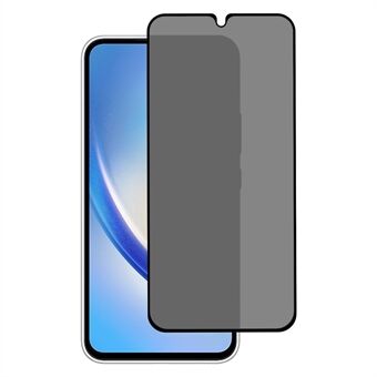 For Samsung Galaxy A34 5G Silk Printing Full Screen Protector High Aluminium-silicon Glass Full Glue Phone Screen Film