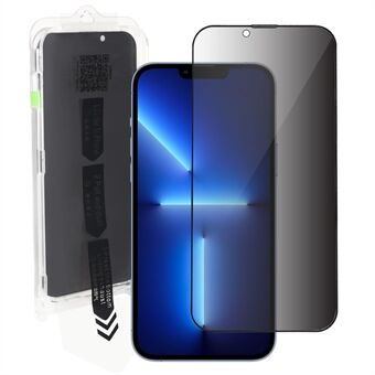 RURIHAI For iPhone 13 / 13 Pro / 14 Anti-spy High Aluminium-silicon Glass Film Anti-static Phone Screen Protector