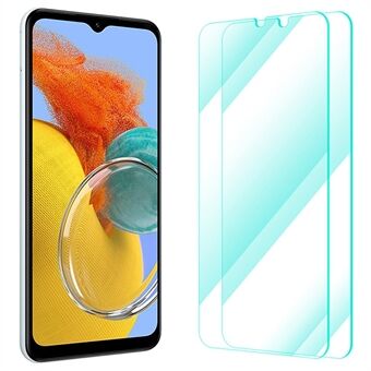 ENKAY HAT PRINCE 2Pcs for Samsung Galaxy M14 5G Screen Protector 0.26mm 9H 2.5D High Aluminium-silicon Glass Phone Screen Film