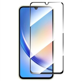 ENKAY HAT PRINCE for Samsung Galaxy A34 5G High Aluminium-silicon Glass 0.26mm 9H 2.5D Full Glue Full Screen Protector
