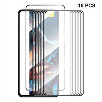 ENKAY HAT PRINCE 10Pcs for Xiaomi Poco X5 5G / Redmi Note 12 5G (China) / (India) Silk Printing 0.26mm 9H 2.5D High Aluminium-silicon Glass Film