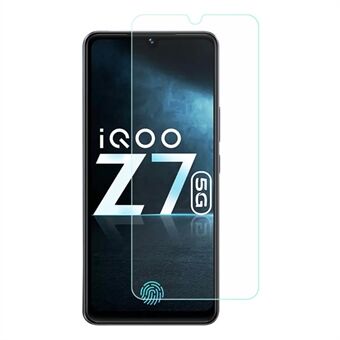For vivo iQOO Z7 5G 0.3mm Arc Edge Tempered Glass Phone Screen Protector Anti-explosion Screen Film