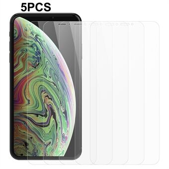 5Pcs / Pack for iPhone XS Max 6.5 inch 2.5D Screen Protector 0.3mm Tempered Glass Clear Phone Screen Film