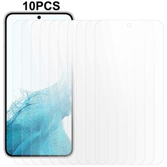 10Pcs / Set For Samsung Galaxy S22+ 5G / S23+ Phone Screen Protector Tempered Glass 2.5D 0.3mm Screen Film