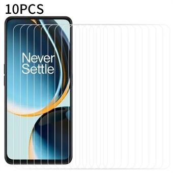 RURIHAI 10Pcs For OnePlus Nord CE 3 Lite 5G Medium Aluminum Glass 0.18mm 2.5D Phone Screen Protector