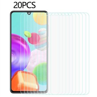 20Pcs  /  Set HD 0.3mm 2.5D Arc Edge Screen Film for Samsung Galaxy A41 (Global Version) Tempered Glass Screen Protector