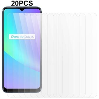 20Pcs / Set For Realme C25 Tempered Glass Protective Film 0.3mm 2.5D Arc Edge Anti-scratch Screen Protector