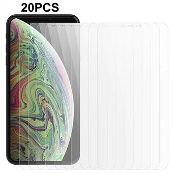 20Pcs / Set For iPhone XS Max Tempered Glass Phone Screen Protector 0.3mm 2.5D Anti-explosion Film