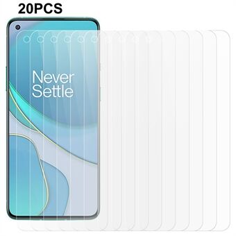 20Pcs / Set Phone Screen Protector for OnePlus 8T , 0.3mm 2.5D Tempered Glass Explosion-proof Film