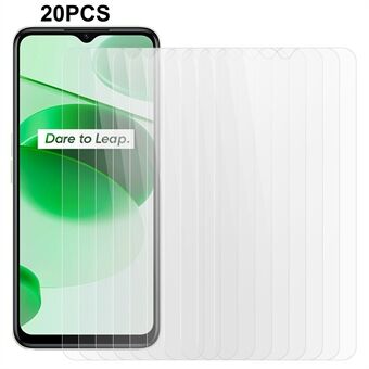 20Pcs / Set For Realme C35 4G 0.3mm 2.5D Screen Protector Explosion-proof Tempered Glass Phone Screen Film