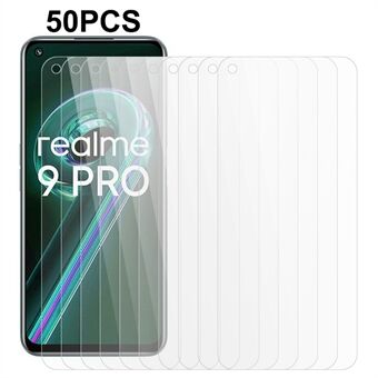 50Pcs / Set For Realme 9 Pro / V25 / OnePlus Nord CE 2 Lite 5G Screen Protector 0.3mm 2.5D Arc Edge HD Tempered Glass Film