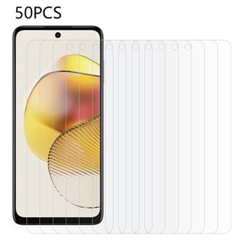 50PCS For Motorola Moto G73 5G Hard Tempered Glass Screen Protector 0.3mm Phone Screen Film with 2.5D Arc Edge