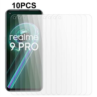10Pcs / Set For Realme 9 Pro / V25 / OnePlus Nord CE 2 Lite 5G HD Screen Guard 2.5D Arc Edge 0.3mm Cell Phone Tempered Glass Screen Protector