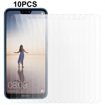 10Pcs / Set For Huawei P20 Lite (2018) Phone Screen Protector 0.3mm 2.5D Anti-scratch Tempered Glass Film